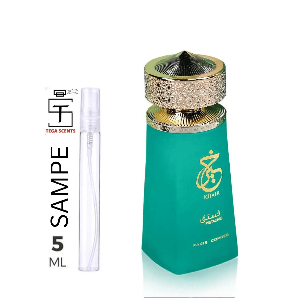 Khair Pistachio by Paris Corner EDP 5ml - Tega Scents